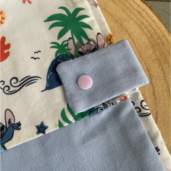 Protège carnet de santé Bleu/Stitch