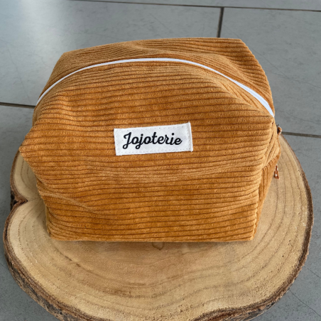 Trousse de toilette Jaune/Fleurs