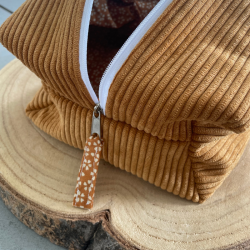 Trousse de toilette Jaune/Fleurs