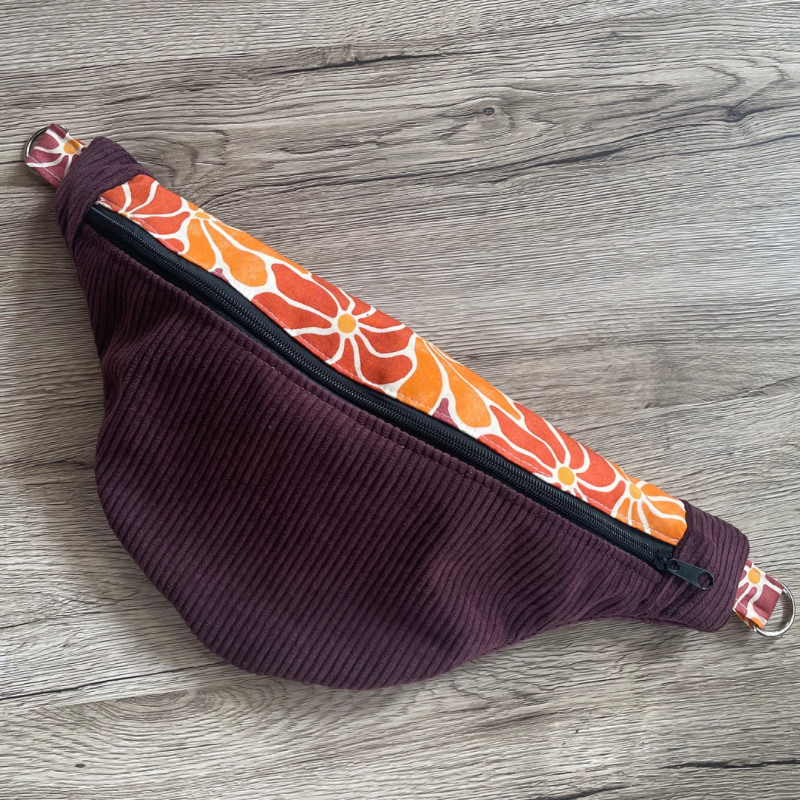 Sac Banane Bordeaux