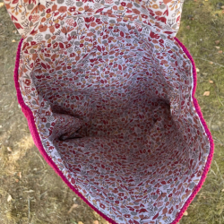 Sac à Dos Rouge Fleuris