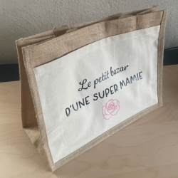 Sac en Jute Fête des Grands-mères