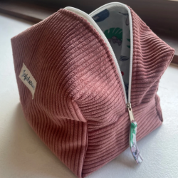 Trousse de toilette rose/Stitch