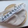 Sac banane Blanc/Feuille noir