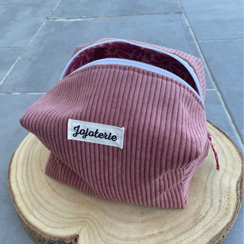 Trousse de toilette Rose/Fleurs