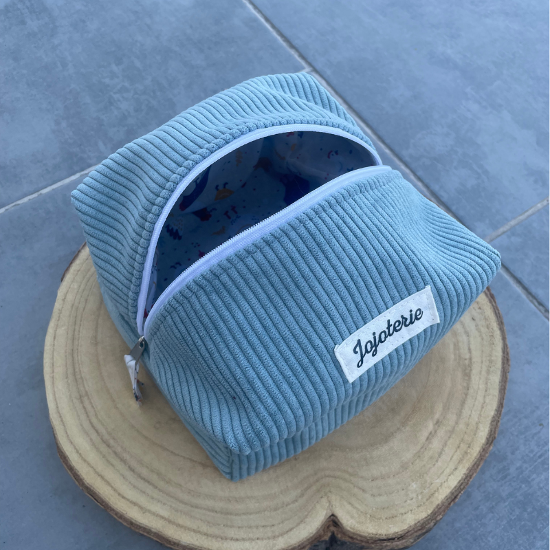 Trousse de toilette Bleue/Poulailler